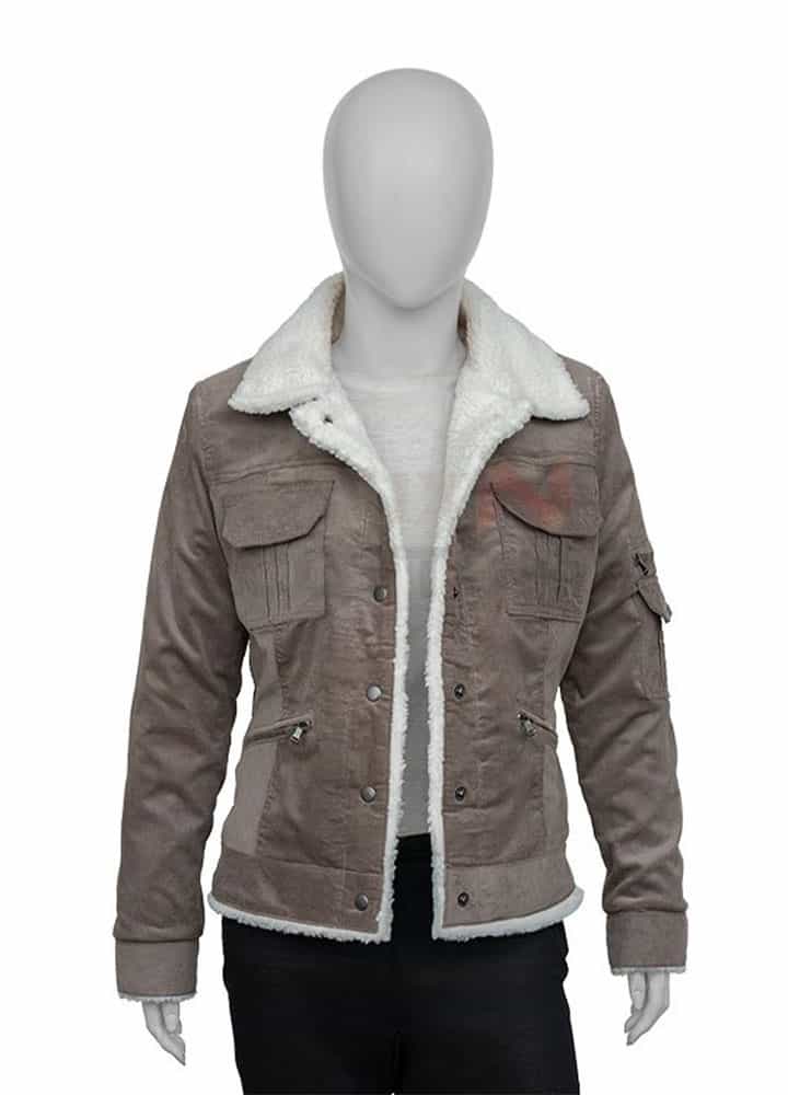 The Mother Jennifer Lopez (The Mother) Shearling Jacket
